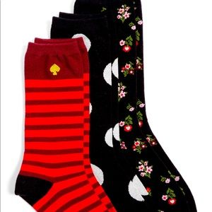 Kate Spade 3-Pair Socks